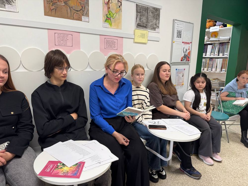 Участники акции «Читаем Лермонтова»